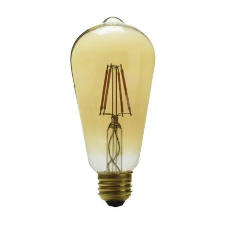 Muvit Bombilla Inteligente Filamentos Vintage Edison Ámbar E27